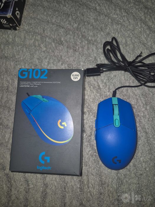 Продаётся  игровая проводная мышь G102 logitech