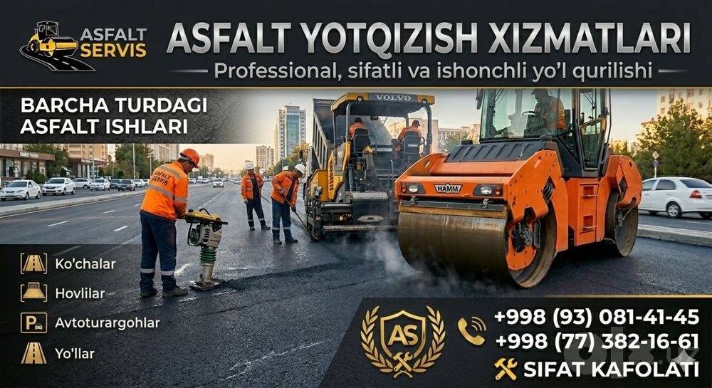 Asfalt xizmatlari