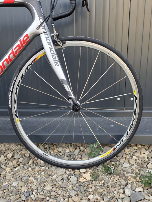 Cursiera Cannondale Supersix EVO carbon roti Mavic 28" 700x23c Michelin bicicleta