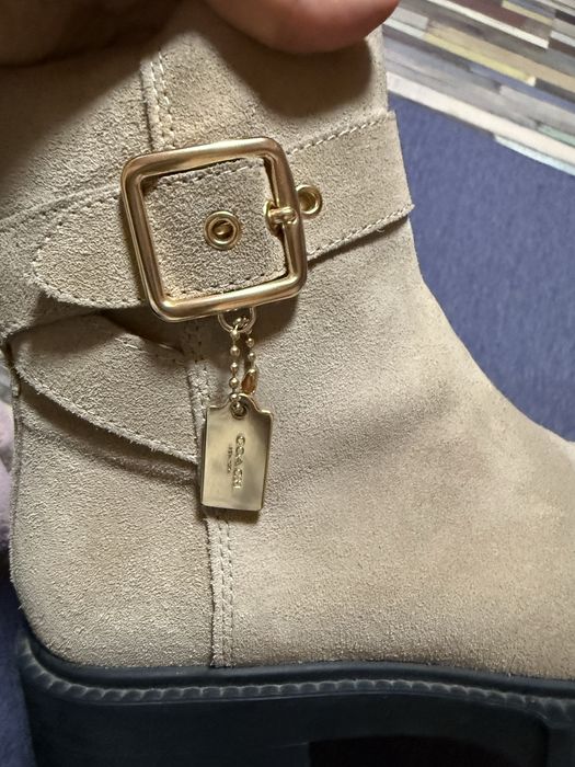 COACH Къси ботуши в Светлокафяво оригинални