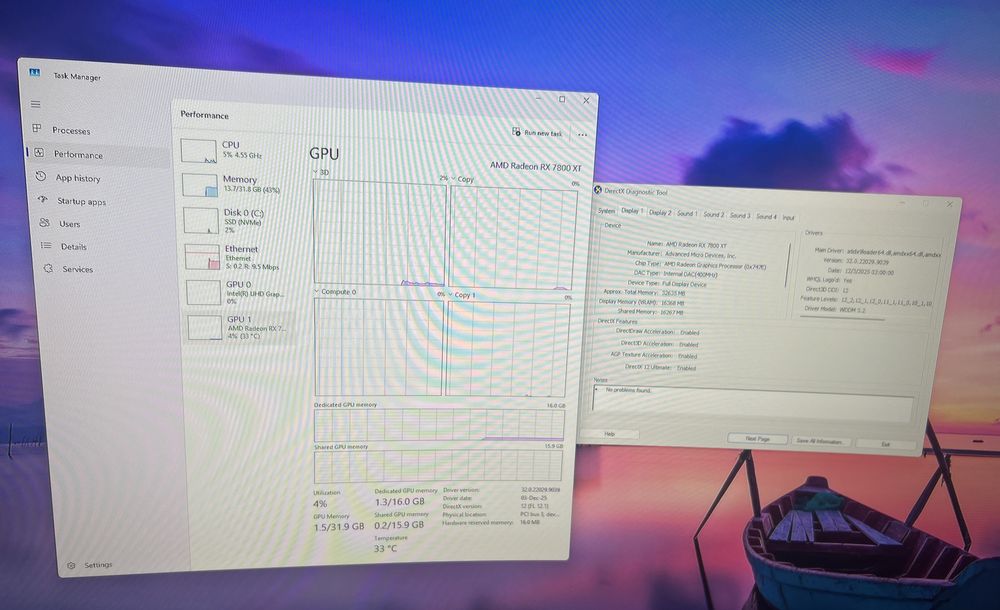 Placa video asus tuf gaming Rx 7800 xt