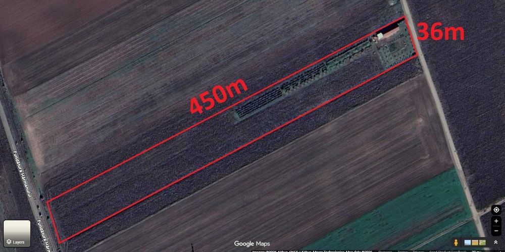 Teren livada Harman, Brasov (suprafata totala sau parcelat)