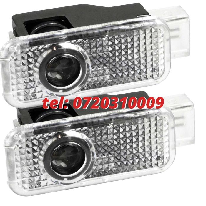 Lumini Usi Audi A1 A3 A4 A5 A6 A7 A8 Q3 Q5 Q7 Logo Proiectoare Dedica