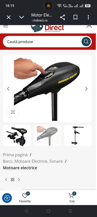 Motor Barca Electric Minn Kota Endura Max 55 12V+baterie 120ah gel