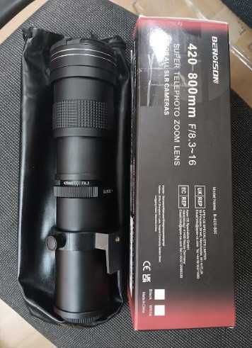 BENOISON 420-800 мм F8.3-16 супер телеобектив с вариометър
