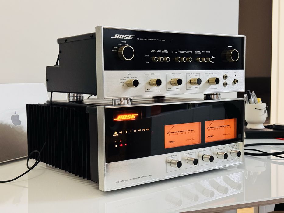 Set amplificator+preamplificator BOSE 1801+4401, 250W/canal 8ohmi,38KG