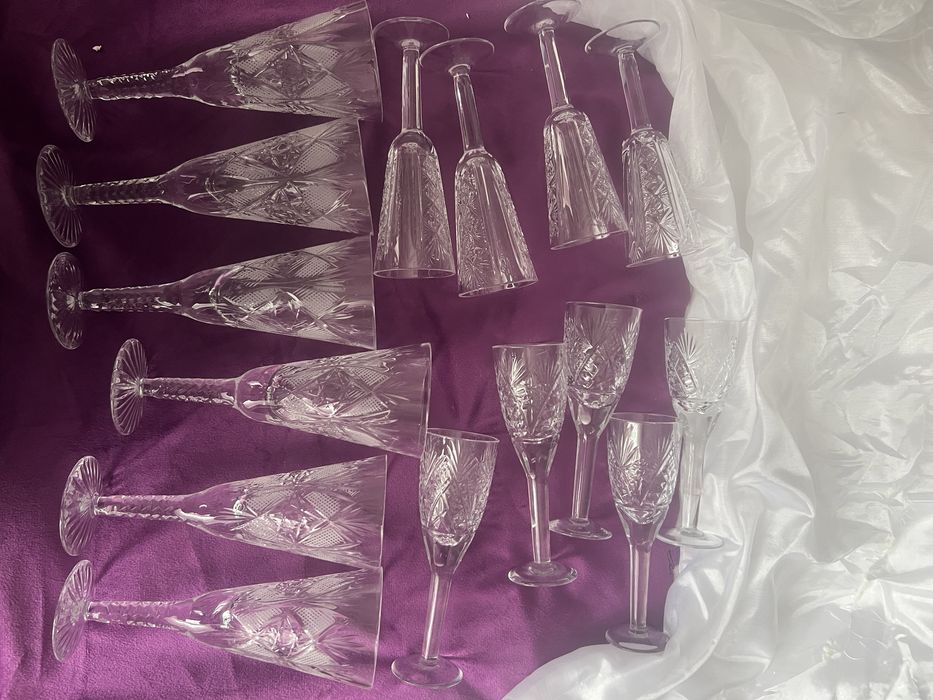 Хрустальные фужеры СССР