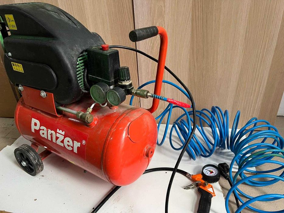 Compresor aer, Panzer FL20-24, 1.5 kW, 2 CP, 24 litri