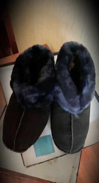 тапочки чуни натуральная овчина