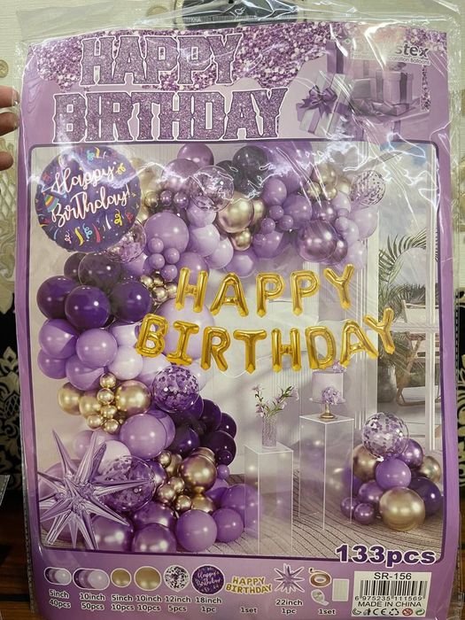 Bayram,tugʻilgan kunlar uchun bezaklar