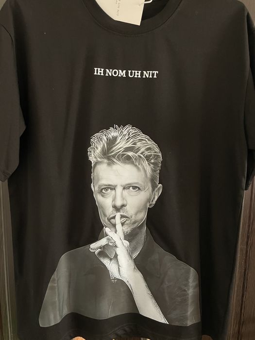 !Reducere! Tricou Ih nom uh nit negru din bumbac de barbati/femeii