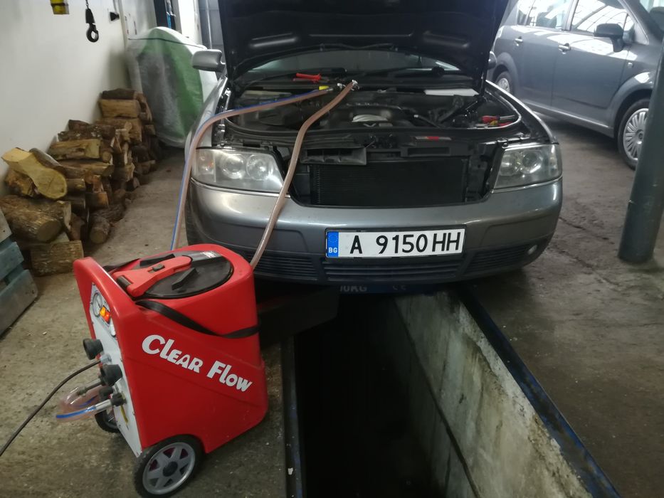 Машиннно почистване на автопарно,почистване  водни системи и радиатори