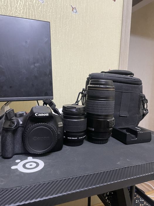 Камера Canon 1300d+2 Обьектива