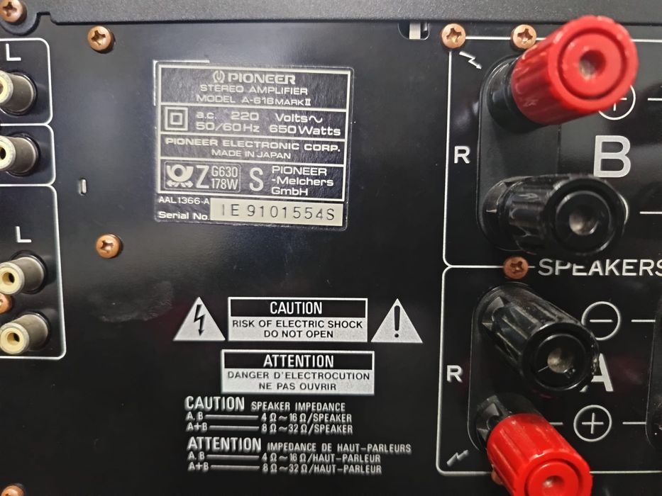Pioneer amplificator statie A616 MKII