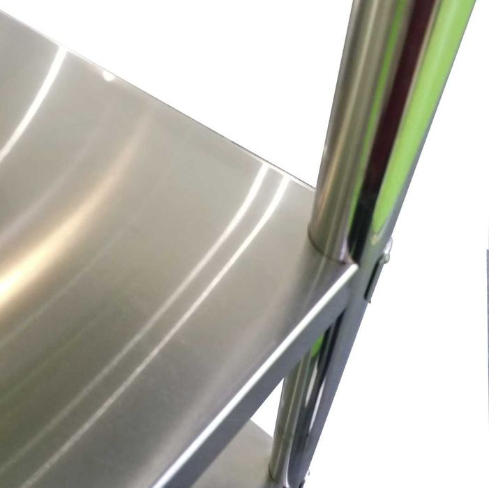 Rastel inox demontabil 4 polite Raft inox cu 4 polite 1200x400x1550 mm