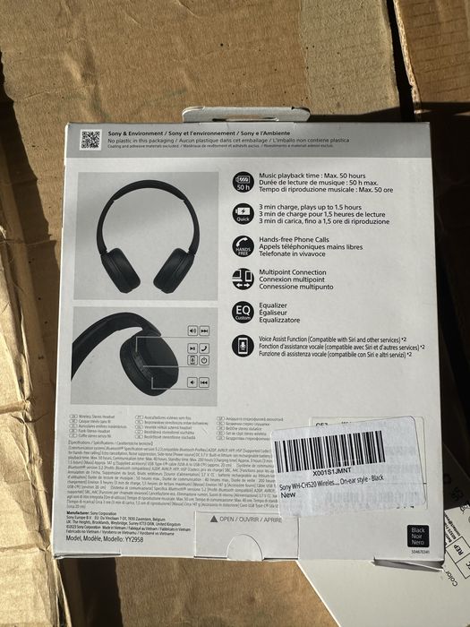 Sony casti wireless fara fir