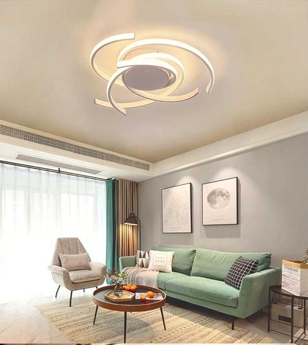 Полилей за трапезария, LED лед, с дистанционно управление намален 169