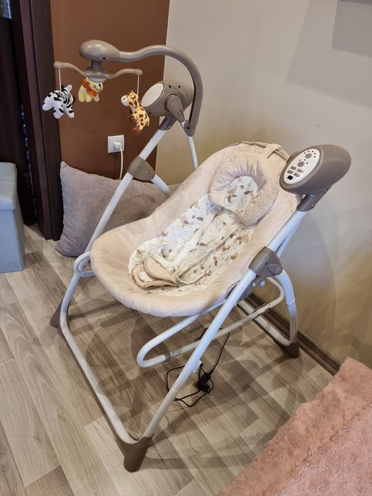 Електрическа люлка 2 в 1 проходилкa Moni