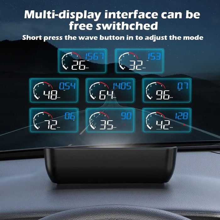 Бортовой компьютер на автомобиль - HUD - M10 модель