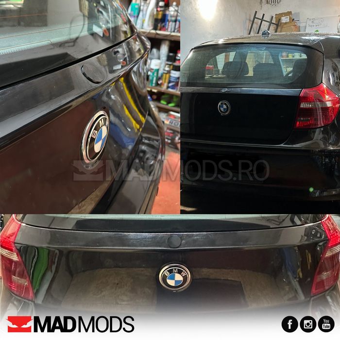 Set Dop anulare stergator luneta, Aluminiu, Negru, 4cm, Universal