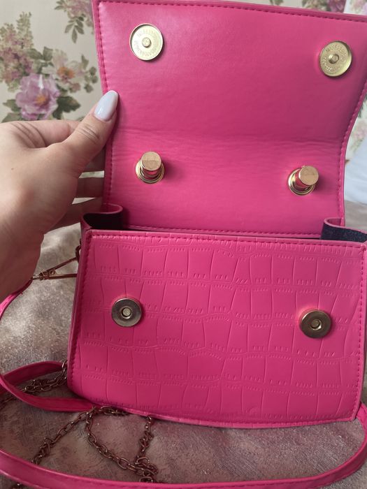 Малка чанта розова