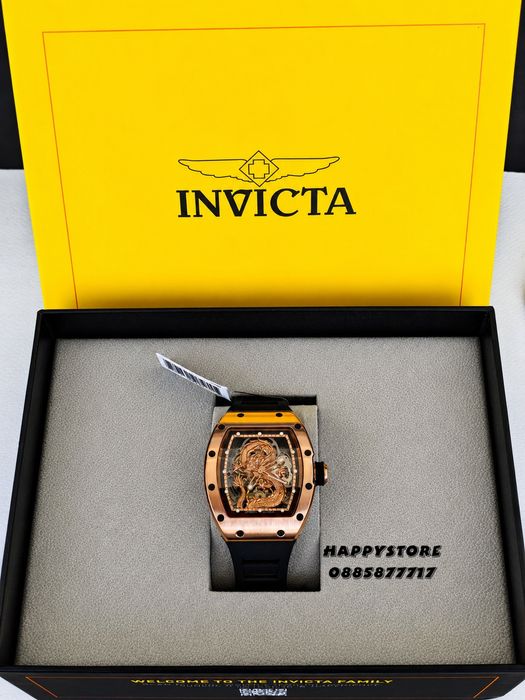 INVICTA Dragon Rose Gold automatic 42 mm, Инвикта нов мъжки часовник