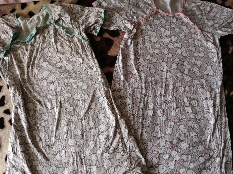 3 cămăși alăptat+ halat mărime universală - 20 lei
