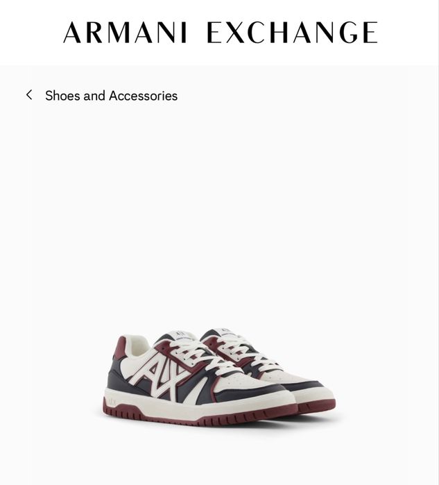 armani exchange кроссовки