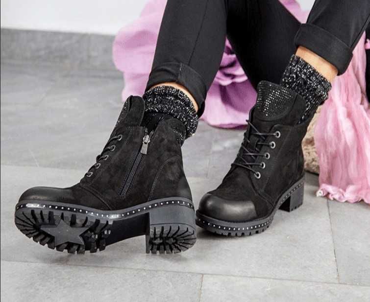 Ликвидация! Боти, естествена високо качество кожа, удобни и комфортни!