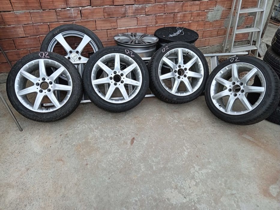 Лети джанти 17" 5х112 за  Mercedes Гуми 225/45/17 ,225/40/17