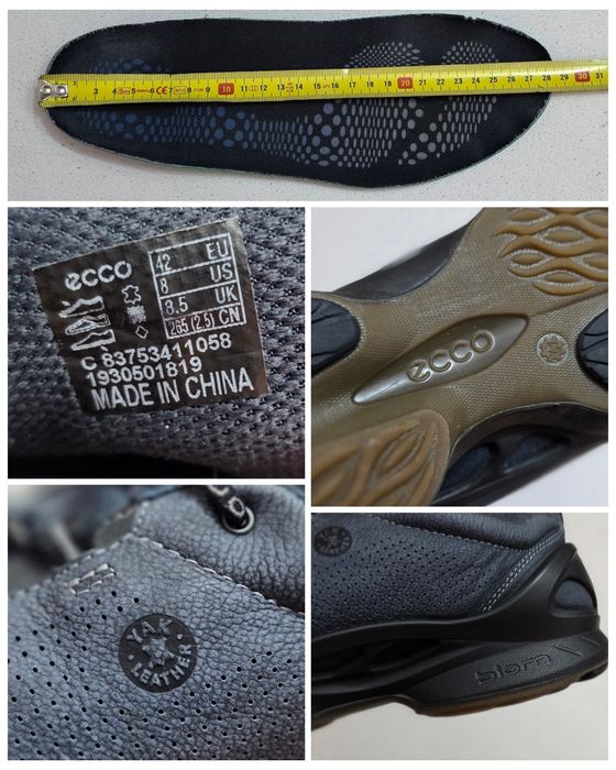 Pantofi sport ECCO Biom Energi, Sneacker piele de Yak, Nr. 42 EU (men)