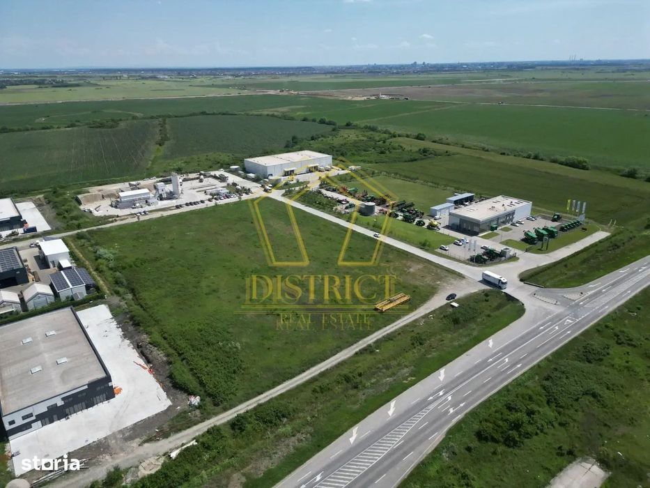 Teren cu AC pentru constructie hala industriala | Aradului