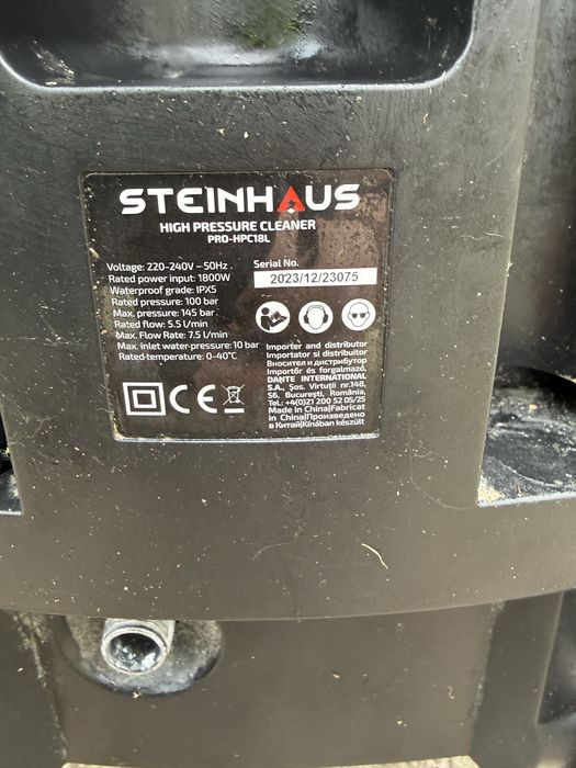 Aparat de spalat cu presiune Steinhaus