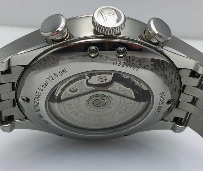 Швейцарские часы Hamilton,механический хронограф с автоподзаводом.