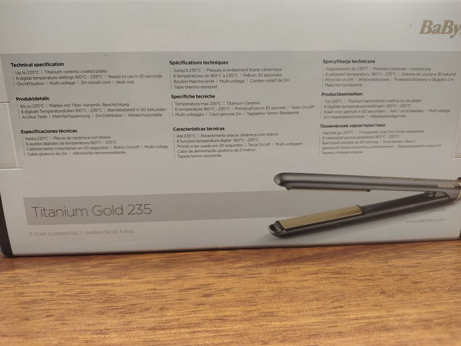 Placa de par  Babyliss 2513TE - Produs sigilat