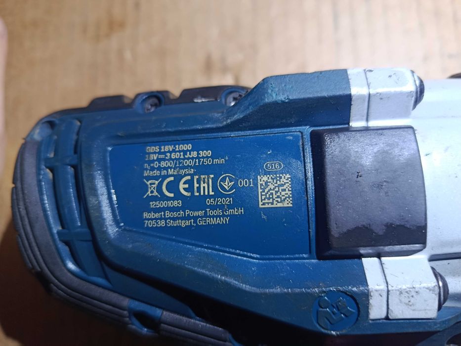 Bosch GDS 18V-1000 BITURBO Pistol Auto Masina insurubat impact roti