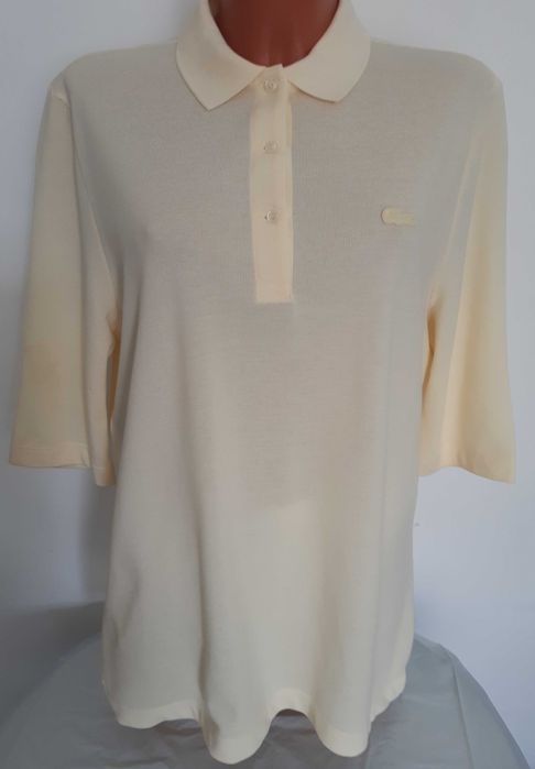 Lacoste tricou polo  , slim fit marimea M culoare galbena, pique