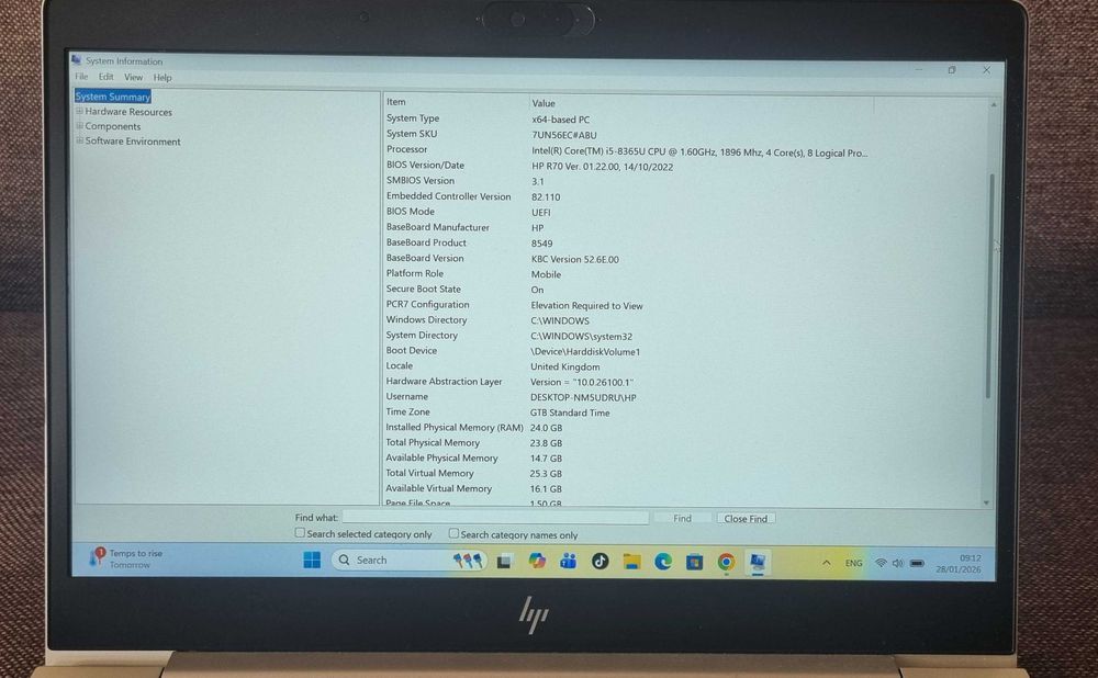 Vand laptop Hp EliteBook 840 G6,Intel i5,24 Gb Ram