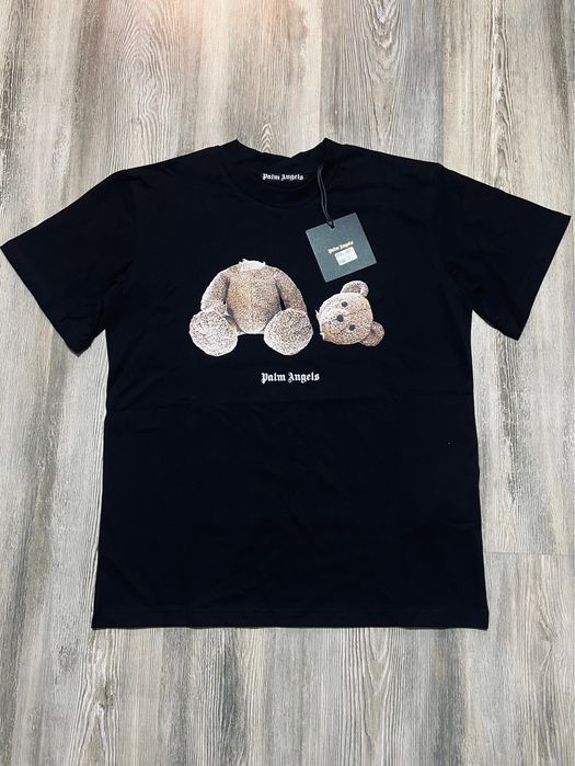 Tricou supreme palm angels si stussy