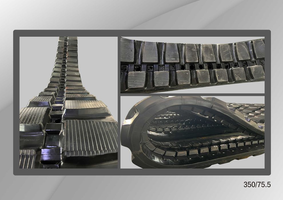 Șenilă  cauciuc  350 x 75,5 x 74Y