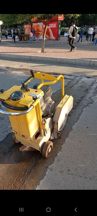 Styashkaga shof, asfalt beton kesish.