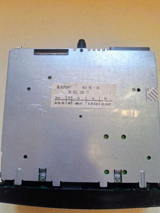 Radio CD auto Blaupunkt original Peugeot 307, an 2004