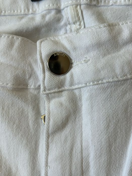 Amiri white slim fit jeans