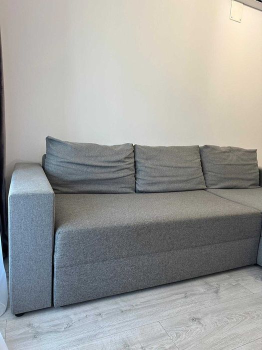 Coltar / canapea extensibila gri