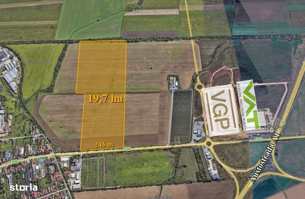 Teren Industrial – Arad | Poziție Strategică E671 – A1