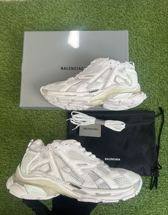 Balenciaga Runner Negri led + albi - 42