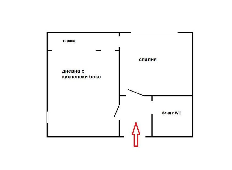 Двустаен обзаведен тухлен апартамент под наем в ж.к.Овча купел 1, гр. София