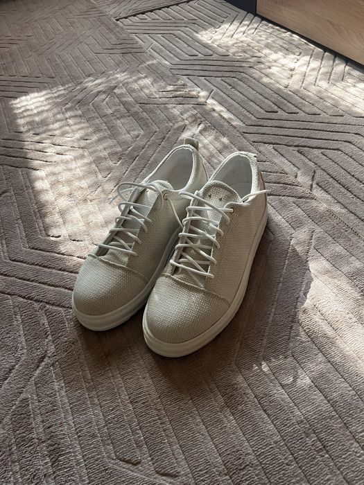 Мъжки официални обувки бежови