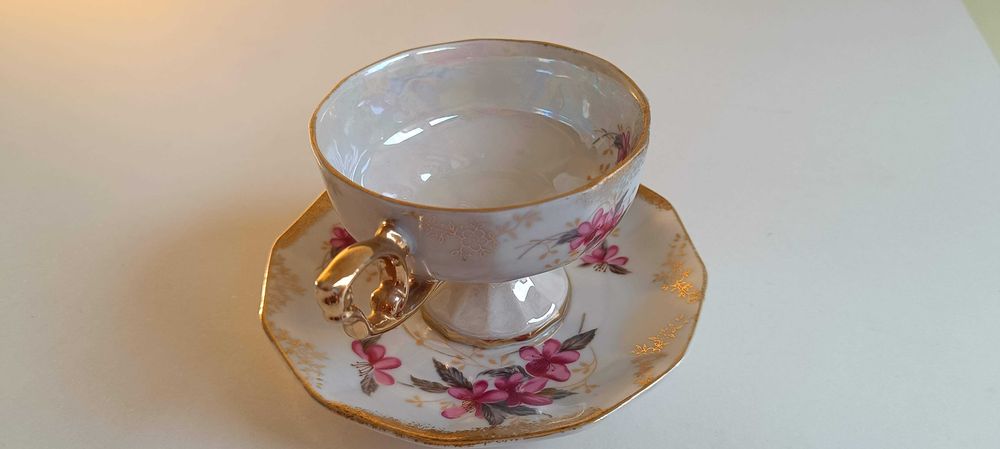 Винтиж чаша с чинийка