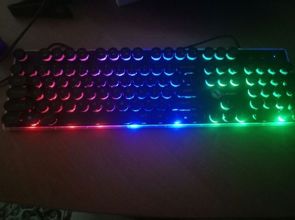 Клавиатура круглые кнопки с подсветкой